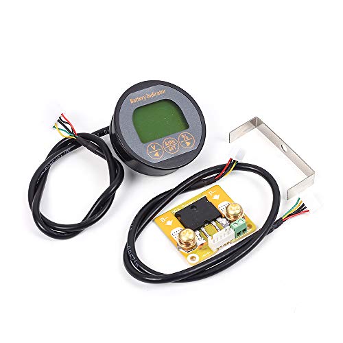 Battery Capacity Indicator Tester Meter Coulometer 54MM/2.1 Inch DC 8