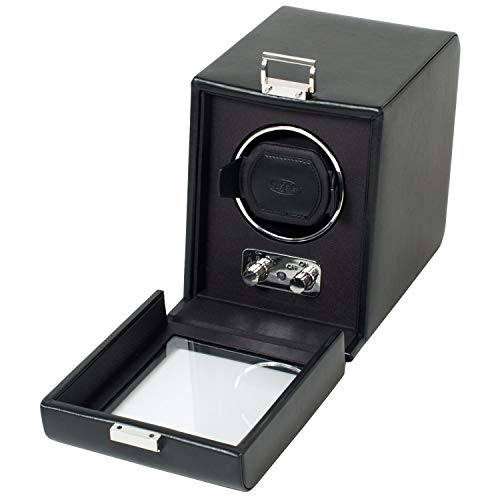 WOLF 270002 Heritage Single Watch Winder with Cover, Black Buy Online