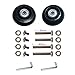 Ricrrover Luggage Suitcase Wheels 70mm x 24mm/2.75