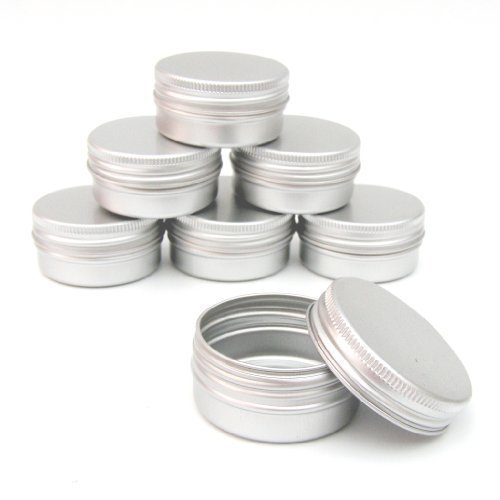 15ml Aluminium Lip Balm Pots 15ml Capacity Empty Small Mini Cosmetic