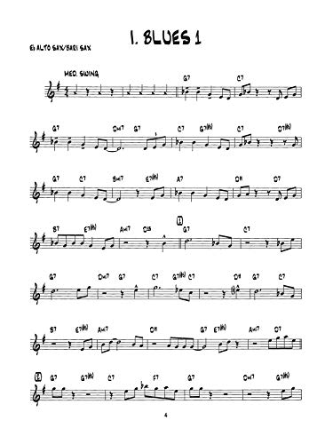 15 Easy Jazz, Blues & Funk Etudes: E-Flat Instruments (Book & Online Audio): E-Flat Instrument, Book & Online Audio - Image 5