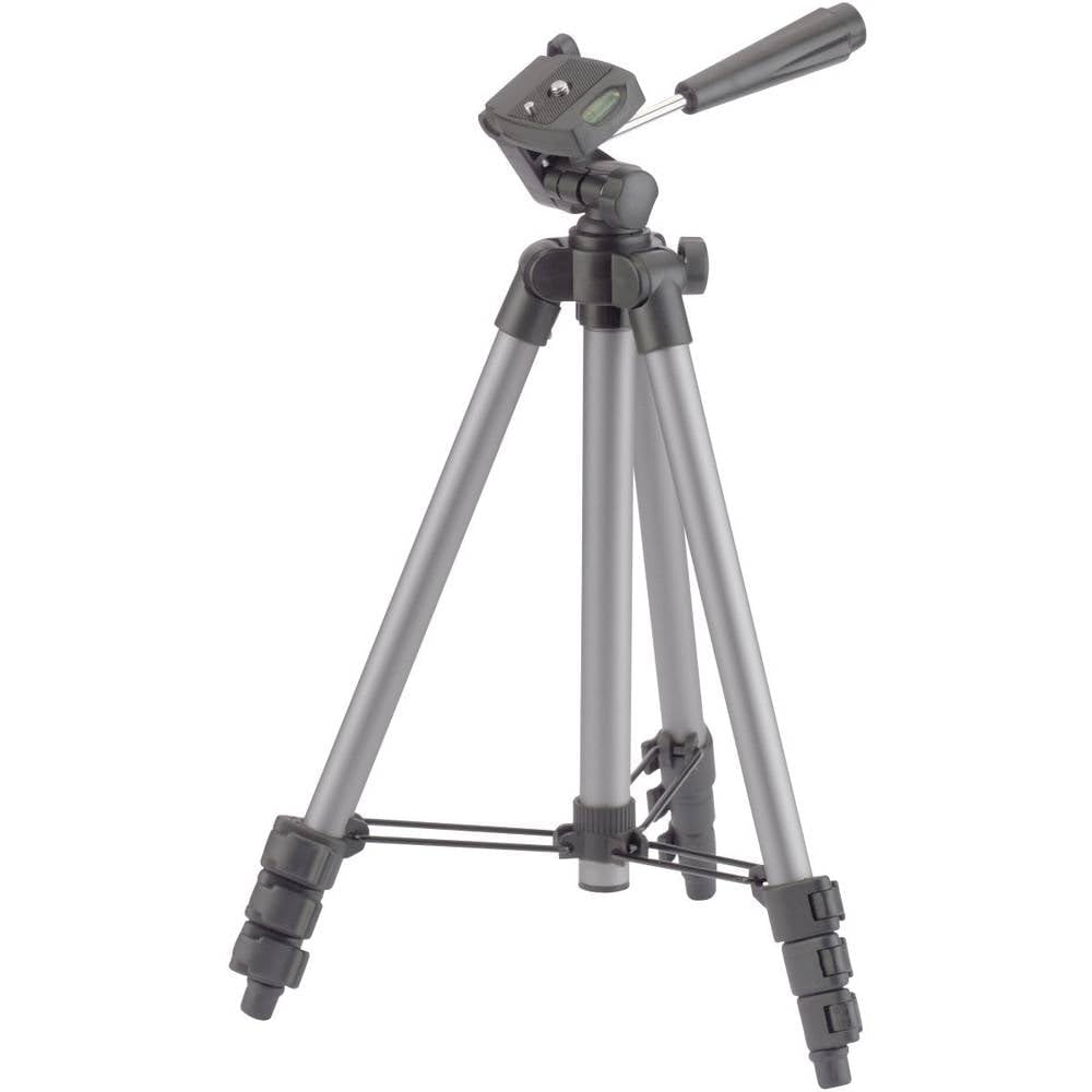 Cullmann - 52100 - Alpha 1000 Kit Tripod 41-inch / 104 cm Silver with Bag and 3-Way-Head - Compact Travelpod - Lightweight 500 gr with Max. Load Capacity 1 kg