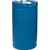 15 Gallon New Plastic Barrel | Blue | Good Water Storage