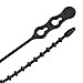 Gardner Bender 46-12BEADBK Beaded Cable Tie Wrap, 12 inch, 70 lb, Reusable, Adjustable Wire and Cord Management, 40 Pk, UV Resistant Black