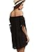 SheIn Women's Off The Shoulder Tie Cuff Shift Dress