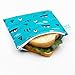 Bumkins Sandwich Bag / Snack Bag, Reusable Fabric, Washable, Food Safe, BPA Free, 7x7 – Outdoors