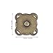 WINOMO 10 Sets of 15mm Sew in Magnetic Bag Clasps for Sewing (Bronze)