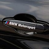 S-WEKA Car Door Sticker Decal for BMW 4Pack (Silver)