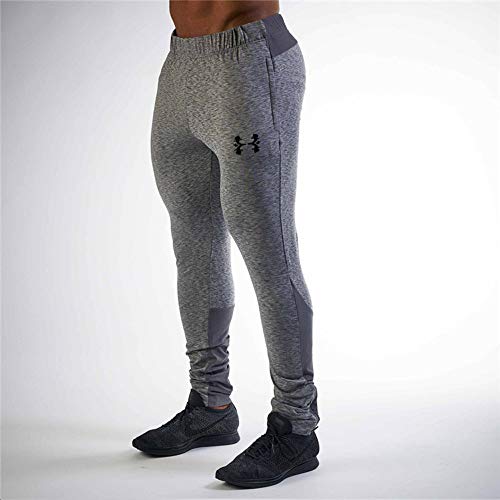 Men Pure Color Printed Overalls Casual Pocket Sport Work Casual Trouser Pants