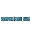 Apple Watch Strap Band Apple Watch 38MM - LEATHER) Strap Band Premium Strap Band Accessories for Apple Watch 38MM Retro Blue Circle Pattern