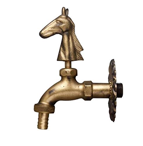 Nostalgic Horse Head Outdoor Garden Tap Outlet Tap Antique