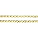 NIV'S BLING - 14K Gold Plated Iced Tennis Chain - Mens Hip Hop Necklace - (Gold/Silver/Black/Canary)