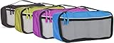 Packing Cubes 4pcs Value Set for Travel - 4 Slim Size Bago's Cubes