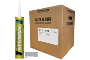 Tremco 116 Vulkem Polyurethane High-Performance Sealant, Gray (Case of 30)