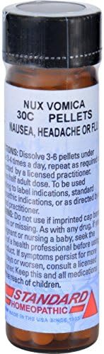 2Pack! Hylands Homeopathic Nux Vomica 30C - Standard Homeopathic - 160 Pellets - 1 Vial