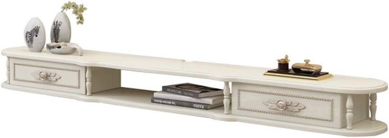 Wand-TV-Schrank Schlafzimmer Wohnzimmer Wandregal mit Schublade