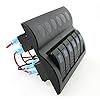 Ambuker-DC12V24V-8-Gang-Waterproof-Rocker-Switch-Panel-with-blue-LED-Indicators-Circuit-Breakers-Overload-Protected-for-Boat-Marine-Bridge-Truck-trailer