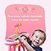 Reditmo Toddler Toy Keyboard, Kids Piano Electronic Organ 31 Keys, with Microphone, Firmer Stool, Educational Toy for 3-6 Years Old Children, Baby, Toddlers, Pink