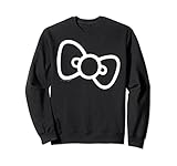 Unisex Hello Kitty Retro Bow Sweatshirt Small Black