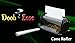 Premium Cigarette Doobie Roller by Doob Ease Rolling Machine for Perfect Sized Rolls Every Time with Shake Catcher (Cone Roller, Black)