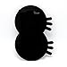 Miniko Big Eyes Case for iPhone 7 w/Crossbody Metal Chain, (TM) 3D Cute Funny Cartoon Soft Silicone Gel Back Cover Case for iPhone 7 Lovely Stylish Big Eyes Design for Teens Girls Women Kids