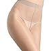 Blostirno Women's Summer Tights Ultra-sheer Pantyhose Invisible 10 Denier (10 Den Tan Nude Toeless US-S/M/ASIAN M/L)