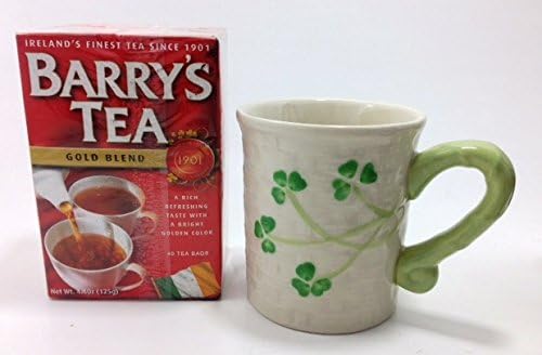 Irish Shamrock Mug &amp; Finest Tea Gift Set Celtic Classics
