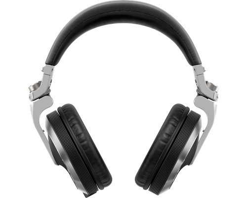 Pioneer HDJ-X7-S Over-Ear DJ Headphones, Silver