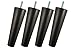 LEGHEADS 6 Inch M8 IKEA Replacement Furniture Legs, Superior Quality Couch Legs, Sofa Legs, Bed Risers - M8 / 8mm (Metric/IKEA) - Jet Black