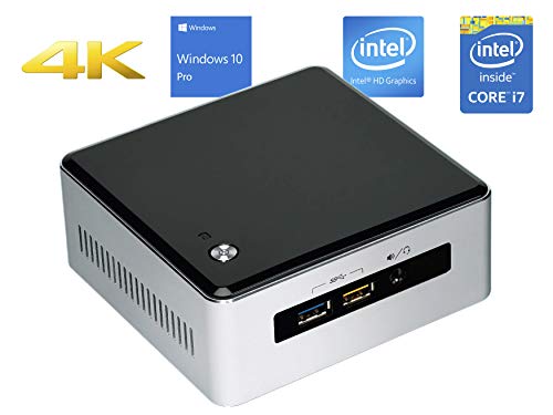 Intel NUC NUC5i7RYH Mini PC, Intel Core i7-5557U Upto 3.4GHz, 16GB RAM, 512GB SSD, Mini HDMI, Mini DisplayPort, Wi-Fi, Bluetooth, Windows 10 Pro (Renewed)