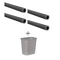 2-5/8" x 6 ft. Polyethylene Pipe Insulation, 3/8" Wall