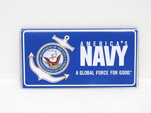 America's Navy Debit Card Holder with Debit Register and Photo Insert