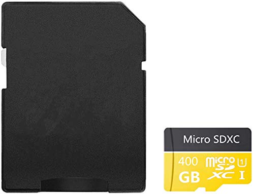 High Speed 400GB Micro SD Card Designed for Android Smartphones, Tablets Class 10 SDXC Memory Card with Adapter (400GB-A)