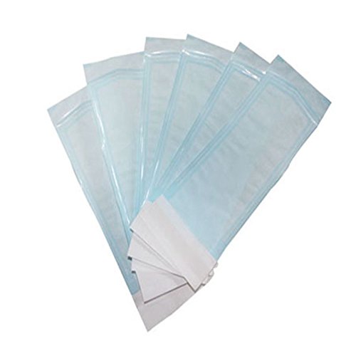 400/pcs Autoclave Dental 3 1/2" x 9" Self-Sealing Paper/Blue Film Sterilization
