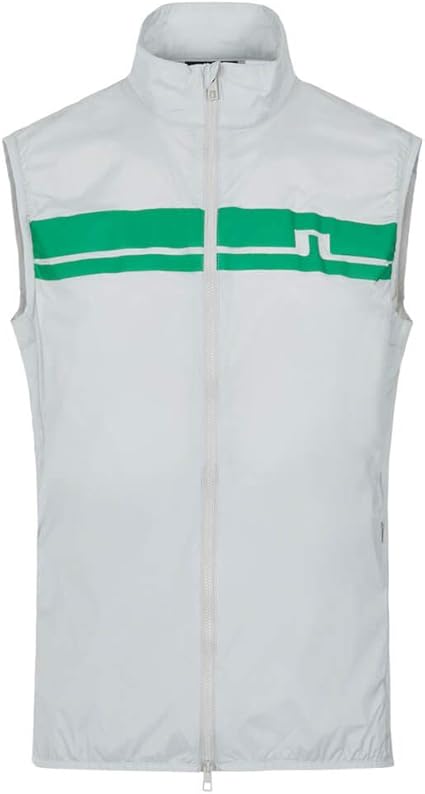 Amazon Com J Lindeberg Lou Light Golf Vest Stone Gray Small Sports Outdoors