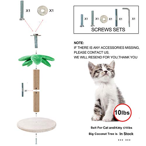 coco palm cat scratching post