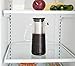 Osaka Glass Cold Brew Coffee Maker & Tea Maker - Airtight Seal, 1L / 34oz Glass Pitcher with Removable Stainless Steel Filter - Brew Iced Coffee and Tea Okunion