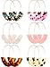 6 Pairs Resin Drop Hoop Dangle Earrings Acrylic Tortoise Shell Statement Earrings in Bohemian Style for Women Girls (Style 2)
