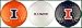 University of Illinois Golf Ball Gift set