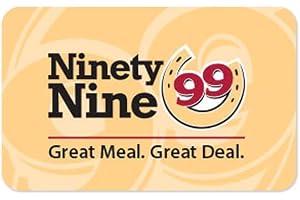 Ninety Nine Restaurants eGift Cards | Digital Delivery