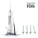 Water Flosser, Electric Cordless & Rechargeable Portable Oral Irrigator With 3 Modes & 4 Jet Tips, IPX7 Waterproof for Kids and People with Braces