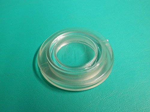 2″ Umbrella Hole Ring Plug Set Glass Outdoors Patio Table Clear Deck Yard