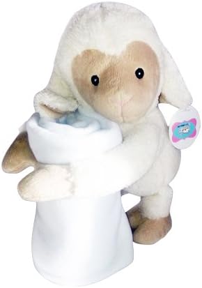 New Born Cuddly Supersoft Blanket Gift Set with Sheep Toy