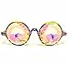 GloFX Tribal Kaleidoscope Rave Glasses- Rainbow Crystal Glass Diffraction Lens