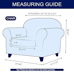 subrtex Stretch Armchair Sofa Slipcover 1 Piece