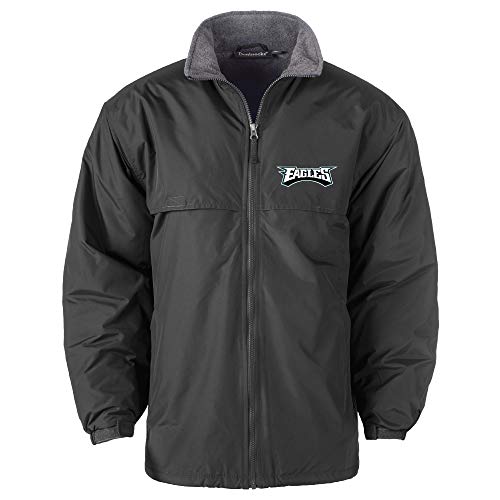 NFL Philadelphia Eagles Men's Triumph Fleece Lined Mid Weight Jacket, X-Large, Black