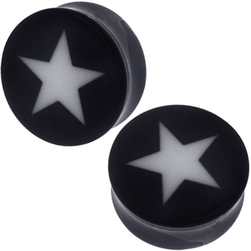 2 Pieces 11/16 Inch 18mm Flesh Tunnels Tunnel Double Flare Ear Plugs Gauges Stretching Fit Expander Spiral Ear Plugs Circular Barbells Horseshoes Big Large Gauges Ear Gauge Kit