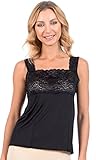 Patricia Lingerie Women's Silky Soft Stretch Camisole With Lace