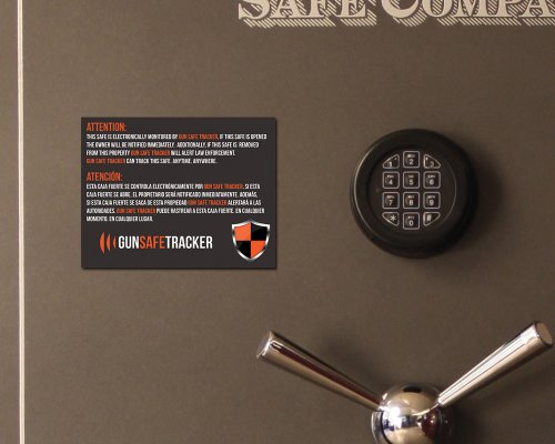 Gun Safe Tracker Warning Magnet for Gun Safe