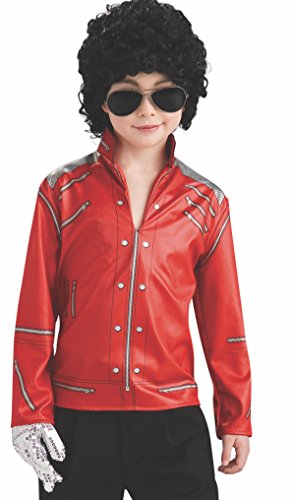 Michael Jackson Child s Value Red Beat It Zipper Jacket Costume Accessory, Small Michael Jackson Child s Value Red Beat It Zipper Jacket Costume Accessory, Small